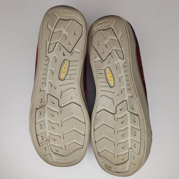 Keen Women Elsa III Red Plaid Wool Flannel Sneaker Size 7.5 - Picture 7 of 8